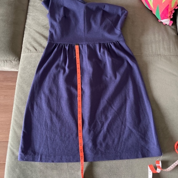 NWOT Boden Sarah navy blue ponte vneck  shift dress S-M - Picture 8 of 11